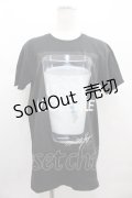 MILKBOY / VIOLENT MILK TEE M 黒Ｘ白 I-25-07-09-044-MB-TO-HD-ZI
