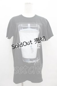 MILKBOY / VIOLENT MILK TEE M 黒Ｘ白 I-25-07-09-044-MB-TO-HD-ZI