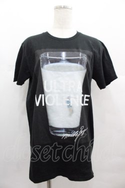 画像1: MILKBOY / VIOLENT MILK TEE M 黒Ｘ白 I-25-07-09-044-MB-TO-HD-ZI