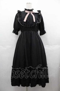 m petit by misako / NINA'SコラボAMハイショクメローワンピース M 黒 I-25-07-16-049-LO-OP-HD-ZI