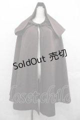 ATELIER BOZ / フード付きミニマント  ブラウン I-25-07-16-070-EL-JA-HD-ZI