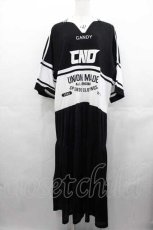 画像1: Candy Stripper / CND UNIFORM DRESS  黒Ｘ白 I-25-07-16-073-PU-TO-HD-ZI (1)