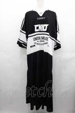画像1: Candy Stripper / CND UNIFORM DRESS  黒Ｘ白 I-25-07-16-073-PU-TO-HD-ZI