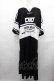 画像1: Candy Stripper / CND UNIFORM DRESS  黒Ｘ白 I-25-07-16-073-PU-TO-HD-ZI (1)
