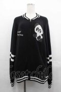 Candy Stripper / PEPE SOUVENIR KNIT JUMPER  黒Ｘ白 I-25-07-16-074-PU-OP-HD-ZI