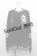 Candy Stripper / PEPE SOUVENIR KNIT JUMPER  黒Ｘ白 I-25-07-16-074-PU-OP-HD-ZI
