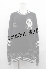Candy Stripper / PEPE SOUVENIR KNIT JUMPER  黒Ｘ白 I-25-07-16-074-PU-OP-HD-ZI
