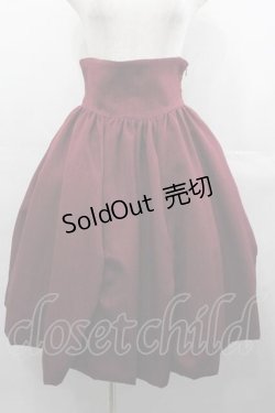 画像1: NO.S PROJECT / 二次元と運命が交差するスカート  ボルドー I-25-07-16-085-LO-SK-HD-ZI