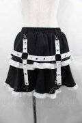 ACDC RAG / PUNKYバニースカート  黒ｘ白 I-25-07-16-091-PU-SK-HD-ZI