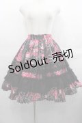ATELIER PIERROT / Alacarteスカート  黒ｘピンク I-25-07-16-094-EL-SK-HD-ZI