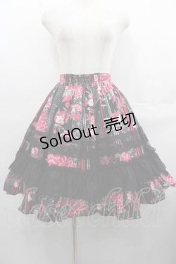 画像1: ATELIER PIERROT / Alacarteスカート  黒ｘピンク I-25-07-16-094-EL-SK-HD-ZI