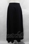 画像2: KANEKO ISAO / フロントロゴボタンスカート  黒Ｘゴールド I-25-07-16-098-EL-SK-HD-ZI (2)