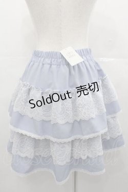 画像2: axes femme POETIQUE / フリルミニスカート M サックス I-25-07-16-104-AX-OP-HD-ZI