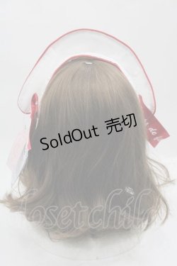 画像2: metamorphose / Little Nurseキャップ風カチューシャ  白Ｘ赤 I-25-07-16-115-ME-AC-HD-ZI