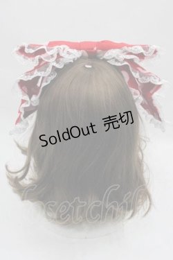 画像3: metamorphose / Syrupリボンヘッドドレス  赤 I-25-07-16-116-ME-AC-HD-ZI