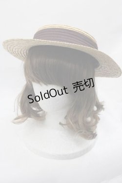 画像1: an another angelus / バックロングリボンキャノチェ  ブラウン I-25-07-16-124-CA-AC-HD-ZI