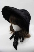Victorian maiden / クラシカルレースドールハット  黒 I-25-07-16-125-CL-AC-HD-ZI