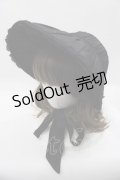 Victorian maiden / クラシカルレースドールハット  黒 I-25-07-16-125-CL-AC-HD-ZI