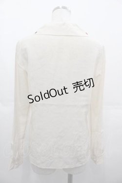 画像2: Jane Marple / トランプ刺繍ブラウス  アイボリー I-25-07-16-003-JM-BL-HD-ZI
