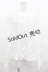 Angelic Pretty / ドレッシーリボンレースブラウス  白 I-25-07-19-001-AP-BL-HD-ZI