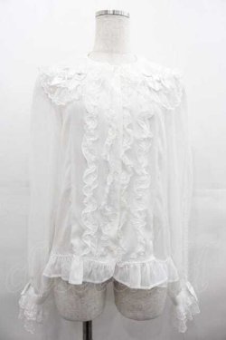 画像1: Angelic Pretty / ドレッシーリボンレースブラウス  白 I-25-07-19-001-AP-BL-HD-ZI