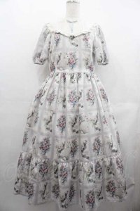 Melody BasKet / Rabbit card seriesワンピース  サックスグレー I-25-07-19-047-LO-OP-HD-ZI