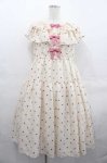 画像1: Shirley Temple / ミニハートプリントワンピース(Ladies) 154~162cm クリーム I-25-07-19-054-ET-OP-HD-ZT272 (1)