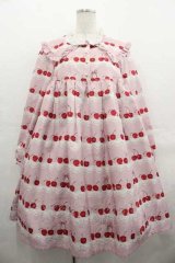 Shirley Temple / チェリースカラップレースワンピース 154〜162CM ピンク I-25-07-19-055-ET-OP-HD-ZI