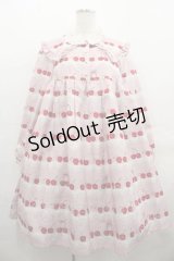 Shirley Temple / チェリースカラップレースワンピース 154〜162CM ピンク I-25-07-19-055-ET-OP-HD-ZI
