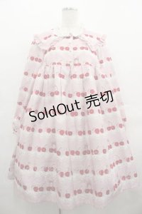 Shirley Temple / チェリースカラップレースワンピース 154〜162CM ピンク I-25-07-19-055-ET-OP-HD-ZI
