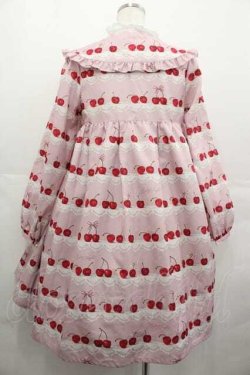 画像2: Shirley Temple / チェリースカラップレースワンピース 154〜162CM ピンク I-25-07-19-055-ET-OP-HD-ZI