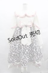 Lolitimes（海外ロリータブランド） / レオパードファーワンピース L アイボリーＸピンク I-25-07-19-061-EL-OP-HD-ZI