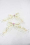 Angelic Pretty / ロゴチュールリボンクリップ  アイボリー I-25-07-19-065-AP-AC-HD-ZI