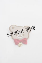 Angelic Pretty / マシュマロBearワッペンクリップ  ブラウン I-25-07-19-093-AP-ZA-HD-ZI
