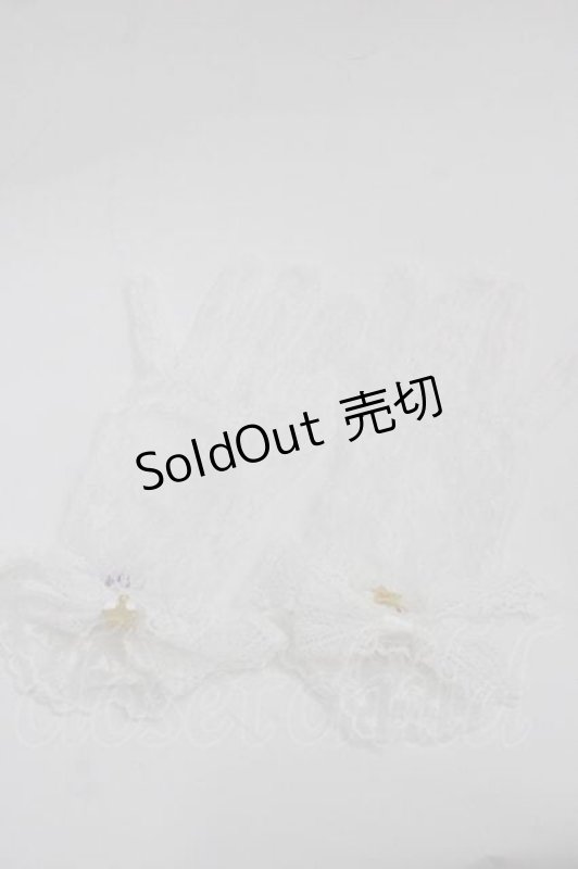 画像1: Angelic Pretty / レースショートグローブ  白 I-25-07-19-111-AP-ZA-HD-ZI (1)