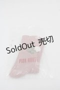 PINK HOUSE / White Cloverソックス  ピンク I-25-07-19-123-LO-ZA-HD-ZI