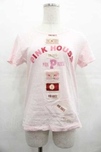 PINK HOUSE CHELSEA / ロゴワッペンTシャツ 3(M) ピンク I-25-07-19-035-EL-TO-HD-ZI