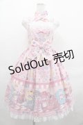 Angelic Pretty / Toy's Donut Dinerジャンパースカート  ピンク I-25-07-19-036-AP-OP-HD-ZI