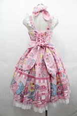 画像2: Angelic Pretty / Toy's Donut Dinerジャンパースカート  ピンク I-25-07-19-036-AP-OP-HD-ZI (2)