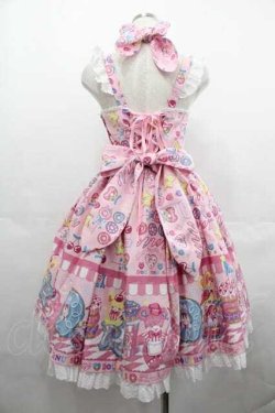 画像2: Angelic Pretty / Toy's Donut Dinerジャンパースカート  ピンク I-25-07-19-036-AP-OP-HD-ZI