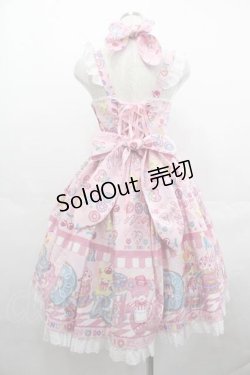画像2: Angelic Pretty / Toy's Donut Dinerジャンパースカート  ピンク I-25-07-19-036-AP-OP-HD-ZI