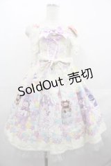 BABY,THE STARS SHINE BRIGHT / くみゃちゃんのKiraKira Sweets Halloween柄ジャンパースカートII  イエロー I-25-07-19-038-BA-OP-HD-ZI