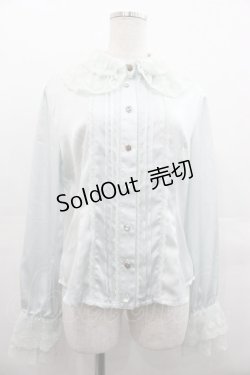 画像1: BABY,THE STARS SHINE BRIGHT / キャロラインブラウス  サックス I-25-07-23-001-BA-BL-HD-ZI