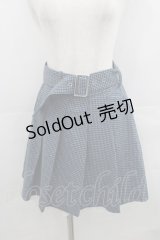 Ank Rouge / チェックスカート  青Ｘ黒 I-25-07-23-073-CA-SK-HD-ZI