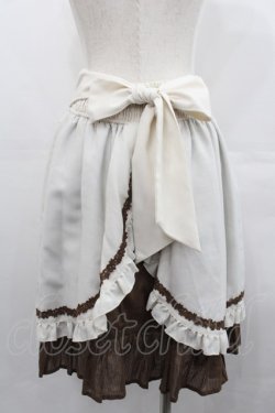画像2: axes femme POETIQUE / Disneyラプンツェル/ハイウエスト刺繍スカート  アイボリー I-25-07-23-088-AX-SK-HD-ZI