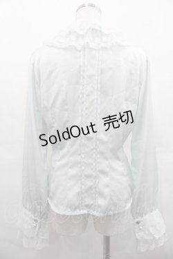 画像2: BABY,THE STARS SHINE BRIGHT / キャロラインブラウス  サックス I-25-07-23-001-BA-BL-HD-ZI