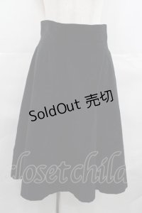 Moi-meme-Moitie / 別珍ハイウエストスカート 13号 黒 I-25-07-23-093-MO-SK-HD-ZI