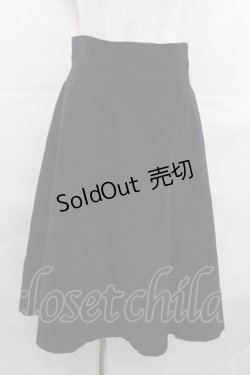 画像1: Moi-meme-Moitie / 別珍ハイウエストスカート 13号 黒 I-25-07-23-093-MO-SK-HD-ZI