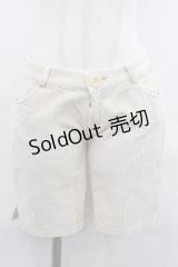 LIZ LISA / コーデュロイショートパンツ  アイボリー I-25-07-23-097-LO-SK-HD-ZI