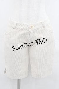 LIZ LISA / コーデュロイショートパンツ  アイボリー I-25-07-23-097-LO-SK-HD-ZI